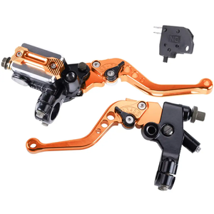 Maneta de Freno y Embrague Universal para Motocicleta 7/8, Cilindro Maestro CNC, Juego Izquierdo y Derecho, Compatible con Harley, Honda, Yamaha - Product Image 5