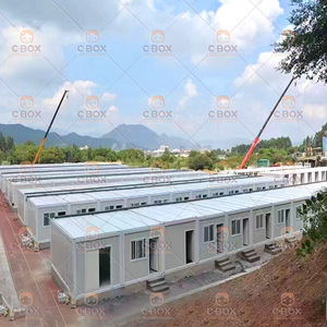 Casa Contenedor Desmontable Rectangular de Espesor Estándar, Transpirable, Diseño Minimalista para Vivienda Temporal - Product Image 3