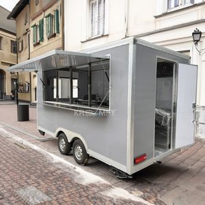 Certificado CE DOT para equipos comerciales de EE. UU., remolque de cocina móvil para camiones, quiosco de aperitivos, carrito de comida, estándar europeo - Product Image 3