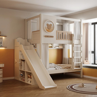 Lit pour enfants à deux étages Conception personnalisée de chambres à thème pour enfants Lit intégré combinant un lit pour enfants et un bureau