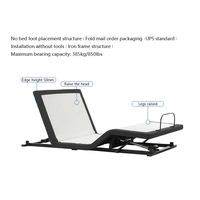 Okin Motor Elektrisch Verstellbares Bett mit Kabelloser Fernbedienung Modernes Design Liegefunktion 385 kg Tragkraft