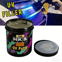 Mastic UV pour la Restauration de Carrosserie Automobile, Mastic de Réparation UV Résistant aux Fissures, Finition Lisse