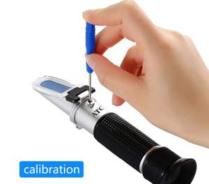 Réfractomètre de salinité d'aquarium Hydromètre d'eau de mer salée portable Hydromètre d'eau de mer - Product Image 3