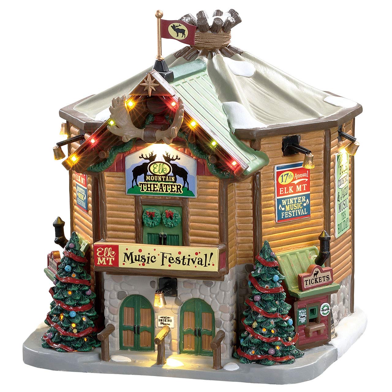 ユニークなファイバーオプティッククリスマスビレッジハウスで