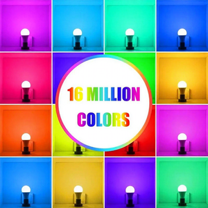 หลอดไฟอัจฉริยะ Fxpot คุณภาพสูง ราคาโรงงาน ปรับสีได้ RGB ขั้ว E26/E27/B22 สำหรับไฟ AC110V 9W รองรับ <span class=keywords><strong>Alexa</strong></span> ได้รับการรับรองมาตรฐาน CE - Product Image 6