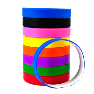 Pulseras de Silicona Ecológicas Personalizadas al por Mayor 2026, Pulseras de Plástico en Varios Colores y Diseños para Deportes, Juegos y Promociones - Product Image 2