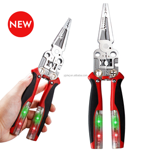 Fabrieks Directe Verkoop 420j2 Roestvrijstalen Multifunctionele Elektricien Draadstrip-En Wikkeltang Met Meetpennen - Product Image 1