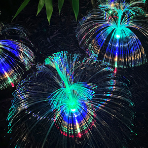 Luce Solare a Fibra Ottica con 7 Colori Cangianti per Giardino, Prato, Cortile, Illuminazione Notturna, Feste, Natale, Patio - Product Image 2