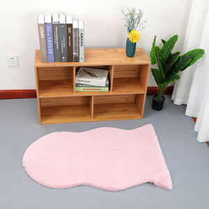 Manifattura cinese di grandi dimensioni in pelliccia sintetica soffice <span class=keywords><strong>tappeto</strong></span> di lusso di colore <span class=keywords><strong>rosso</strong></span> arruffato Puzzle tappeti <span class=keywords><strong>e</strong></span> tappeti soggiorno - Product Image 6