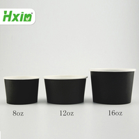 Boîte à Bento en papier noire, emballage de cuisine, soluble, pratique, 1 pièce