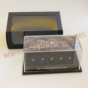 Boîte de rangement en acrylique noire personnalisée avec couvercle transparent, logo imprimé, boîte organisatrice en acrylique OEM - Product Image 3