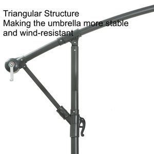 Chaise de plage 2023 avec un excellent <span class=keywords><strong>prix</strong></span>, mobilier de qualité supérieure, grande table de patio, parasol de jardin, parasol de jardin en forme de banane - Product Image 4