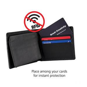 Jeu de cartes <span class=keywords><strong>RFID</strong></span> sans fil, manchon, écologique, blanc, <span class=keywords><strong>Anti</strong></span>-blocage de <span class=keywords><strong>carte</strong></span> <span class=keywords><strong>RFID</strong></span>, pour le paiement sûr - Product Image 6