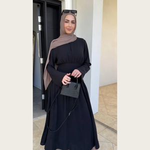 Wholesale Tight Waist Abaya - Elegant Muslim Fashion