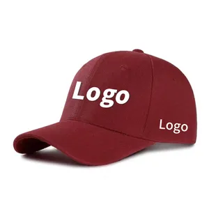 Sombrero nuevo de fábrica, gorras de béisbol personalizadas de algodón 100%, gorras de béisbol con logotipo bordado personalizado