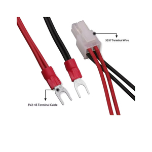 2핀 이중열 터미널 와이어 LED 라이트 보드 컴퓨터 에어컨 연결 와이어 하네스 - Product Image 4