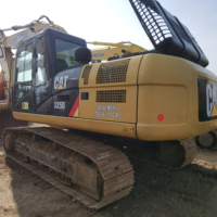 Excavatrice sur chenilles d'occasion CAT 325D/325D2 de 25 tonnes, moteur 140 kW, godet de 1,2 m, forte puissance de creusement, équipement lourd à vendre