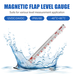 مقياس مستوى مغناطيسي صناعي من الفولاذ المقاوم للصدأ SS304، مستشعر مستوى الماء وأداة قياس المستوى عن بعد، مع خيار إخراج 4-20 مللي أمبير - Product Image 2