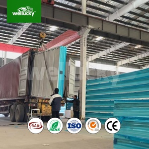 Conteneur pliable de 20 pieds pour camp de travailleurs et stockage en arrière-cour |   6 ensembles/20GP, grue de levage extensible en 10 minutes, directement de l'usine - Product Image 6