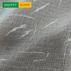 Rideaux en gaze d'ingénierie haut de gamme Translucides opaques modernes en polyester isolant ignifuge pour fenêtre plate - Product Image 1