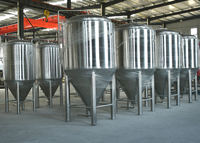 Fermenteur à bière conique de 500 l pour équipement de brassage de bière