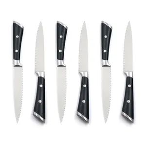 Lưỡi Dao Răng Cưa 5 Inch Bảo Vệ Môi Trường Cổ Điển Với Tay Cầm ABS Màu Đen - Product Image 1