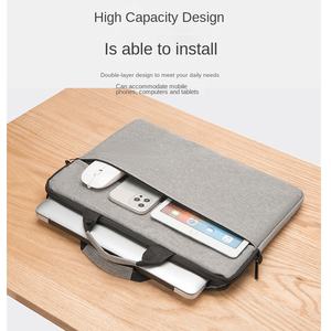Bolsa para portátil de poliéster ultrafina y ultraligera para portátiles Apple Dell Huawei de 15,6 pulgadas con correa para el hombro con <span class=keywords><strong>forro</strong></span> - Product Image 2
