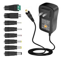 Adaptateur de tension réglable, convertisseur 8DC, adaptateur d'alimentation 12-60V, 41W PD/type-c, prise EU/US/UK/AU, chargeur pour ordinateur portable