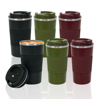 Mug de voyage en acier inoxydable avec logo personnalisé, 12, 16, 20 onces, isotherme, sans BPA, avec couvercle pour les trajets quotidiens