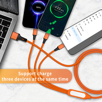 Câble de charge rapide USB Type-C en nylon de 1 m pour iPhone, Samsung, Huawei – Cadeaux promotionnels pour entreprises