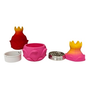 Cross Border Best Selling Dragon Fruit Shaped <b>Grinder</b> <b>Herb</b> Cigarette Roller Tobacco Shredder Zinc Alloy Manual <b>Grinder</b> - Product Image 2
