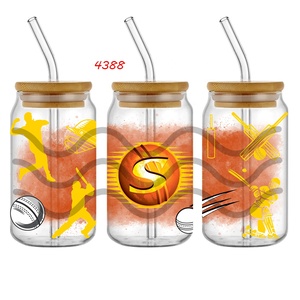 Transferts pour gobelets Big Bash League BBL Designs Uv Dtf, 16 oz, 20 oz, livraison gratuite, faciles à appliquer - Product Image 4