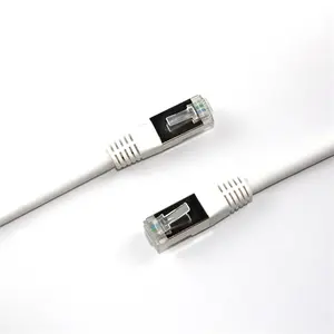 Precio de fábrica de color blanco 10G Cat6a red parche cable de ethernet