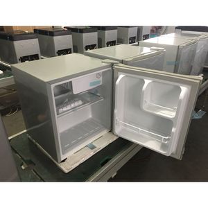 Refrigerador JIOAN de 50L DC 12V 24V alimentado por energía solar para uso en vehículos recreativos, furgonetas y todoterreno, color blanco, gris y plateado cepillado. - Product Image 1