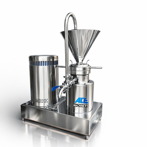 Machine à fabriquer la mayonnaise et le beurre de cacahuète, broyeur à balle JMF 120 SS316 pour viande de poulet, os, peau de poisson, peau de porc crue - Product Image 5