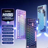 Clavier mécanique en aluminium Leobog Hi86, disposition 86 touches, sans fil tri-mode, amortissement sonore interne à cinq couches, grande autonomie de la batterie