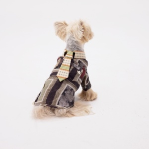 Gilet traspirante per cani OEM ODM, maglietta senza maniche stampata per cani di taglia piccola e media, stile britannico, Corgi, Pomeranian - Product Image 6