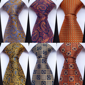 Nouvelles cravates en soie cachemire pour hommes, jacquard, 8 cm, fines, cravates pour hommes, cravates pour affaires, cravates paisley, cravates de marié - Product Image 3