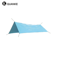 300*295CM ultraléger imperméable tente extérieure plage auvent auvent hamac extérieur imperméable tissu pluie mouche auvent sans poteau