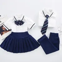 Uniforme scolastica primaria camicie uniformi scolastiche in poliestere/cotone uniforme scolastica formale