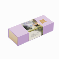 Coffret Cadeau de Luxe Thé Matcha avec Fermeture Magnétique Personnalisée en Carton Ondulé E, Matériaux Recyclés, Auto-érectible, Gaufrage Rouge, Boissons Énergisantes