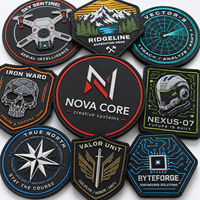 Etiqueta con Logotipo Personalizado, Parche de PVC 3D Cosido, Parche de PVC con Gancho y Bucle, con Diseño Propio