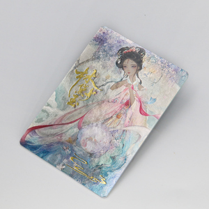 Jeu de cartes à collectionner classiques sur le thème de la beauté orientale, cartes TCG en feuille métallisée sur le thème des déesses mythologiques chinoises, pour la vente en gros aux magasins de loisirs - Product Image 1