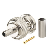 Adaptador Superbat para Convertir Cámara IP a Conector BNC, Adaptador Coaxial de Precisión Mini Belden 1855A