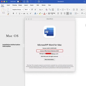 Phần mềm Office 2024 Home Mac dành cho Word/PPT/<span class=keywords><strong>Excel</strong></span>/Outlook - Tài khoản liên kết vĩnh viễn, luôn có sẵn - Product Image 4