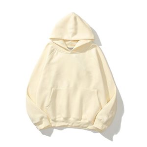 Áo Hoodie Nam Nữ Thêu Logo Tùy Chỉnh Hoodys Cotton Mùa Đông Nhãn Hiệu Riêng Không Dây Áo Hoodie Trơn Sang Trọng Ngoại Cỡ - Product Image 3