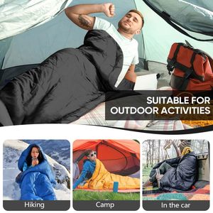Sacos de Dormir para Acampar Baratos de Fábrica, OEM, Personalizados, Impermeables, para Adultos - Product Image 2