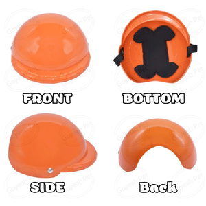 Divertente Moto Cane Casco di Sicurezza Bici Di Plastica Cane di Animale Domestico Del <span class=keywords><strong>Cappello</strong></span> Protettivo - Product Image 2