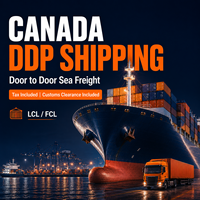 Ligne de transport maritime Canada-Chine DDP, transitaire porte-à-porte, Chaojitu LOGISTICS LCL+Express, 30-45 jours
