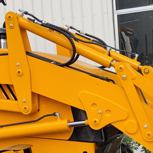 Mini-tracteur à prix d'usine avec chargeur frontal et pelle arrière, 2,5 tonnes, 4 roues motrices, pompe hydraulique, composants principaux, moteur 75 kW de puissance - Product Image 5